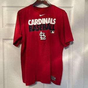 Nike Dri-Fit Red Cardinals Baseball MLB Authentic T-shirt XL